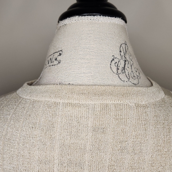 Wasserman gold silk cardigan - Picture 8 of 9